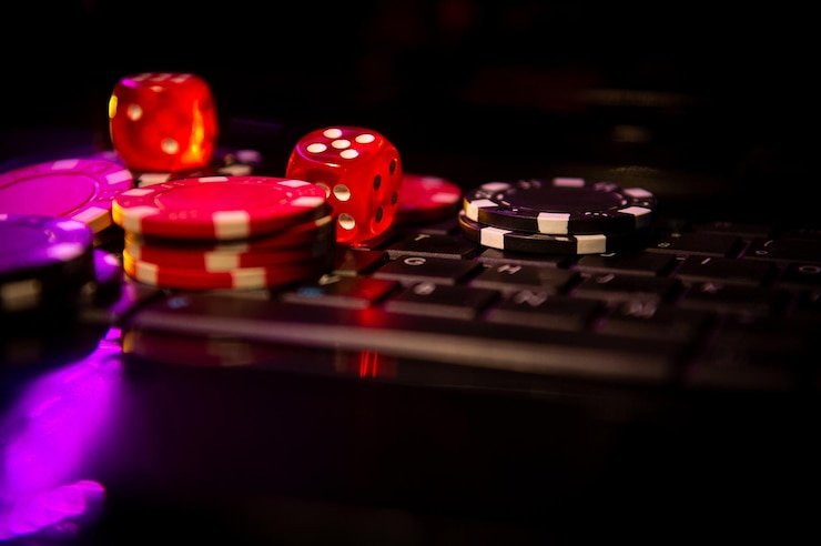 Antarmuka baccarat live-dealer dengan opsi taruhan di layar ponsel